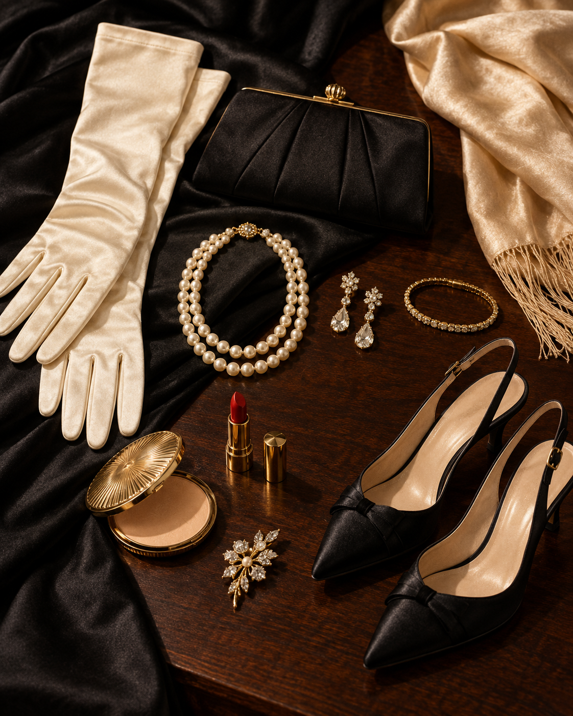 Early 1960s evening accessories